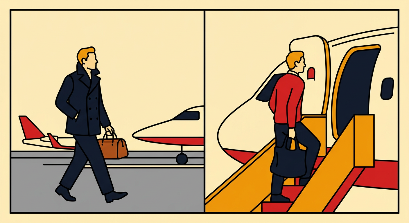 Boarding Minutes Before Departure